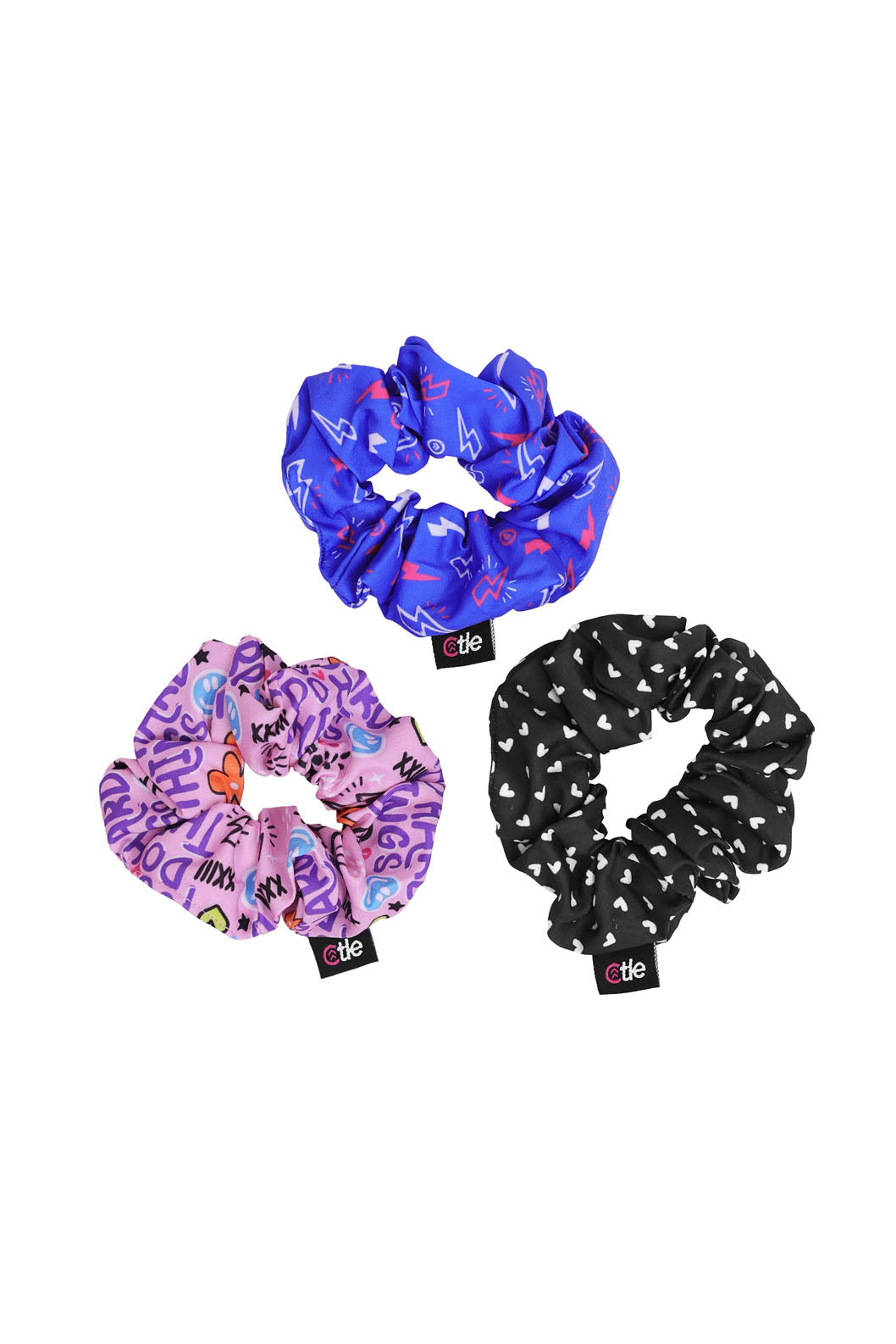 3PK GIRLS SCRUNCHIES