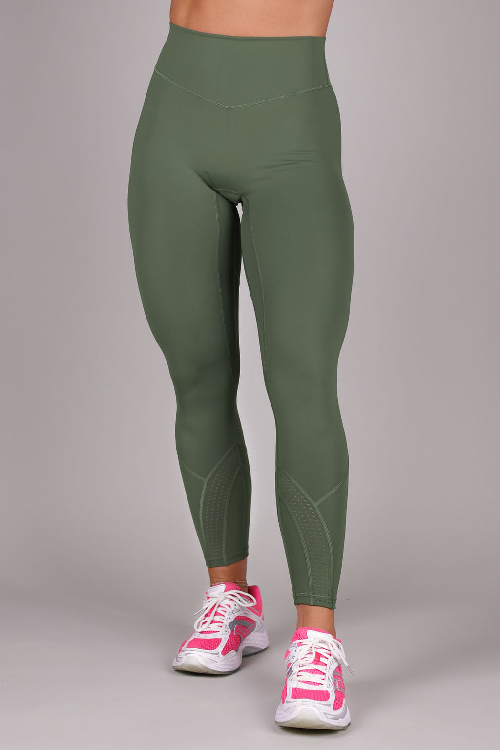 ARMY GREEN PATCHWORK LEGGING