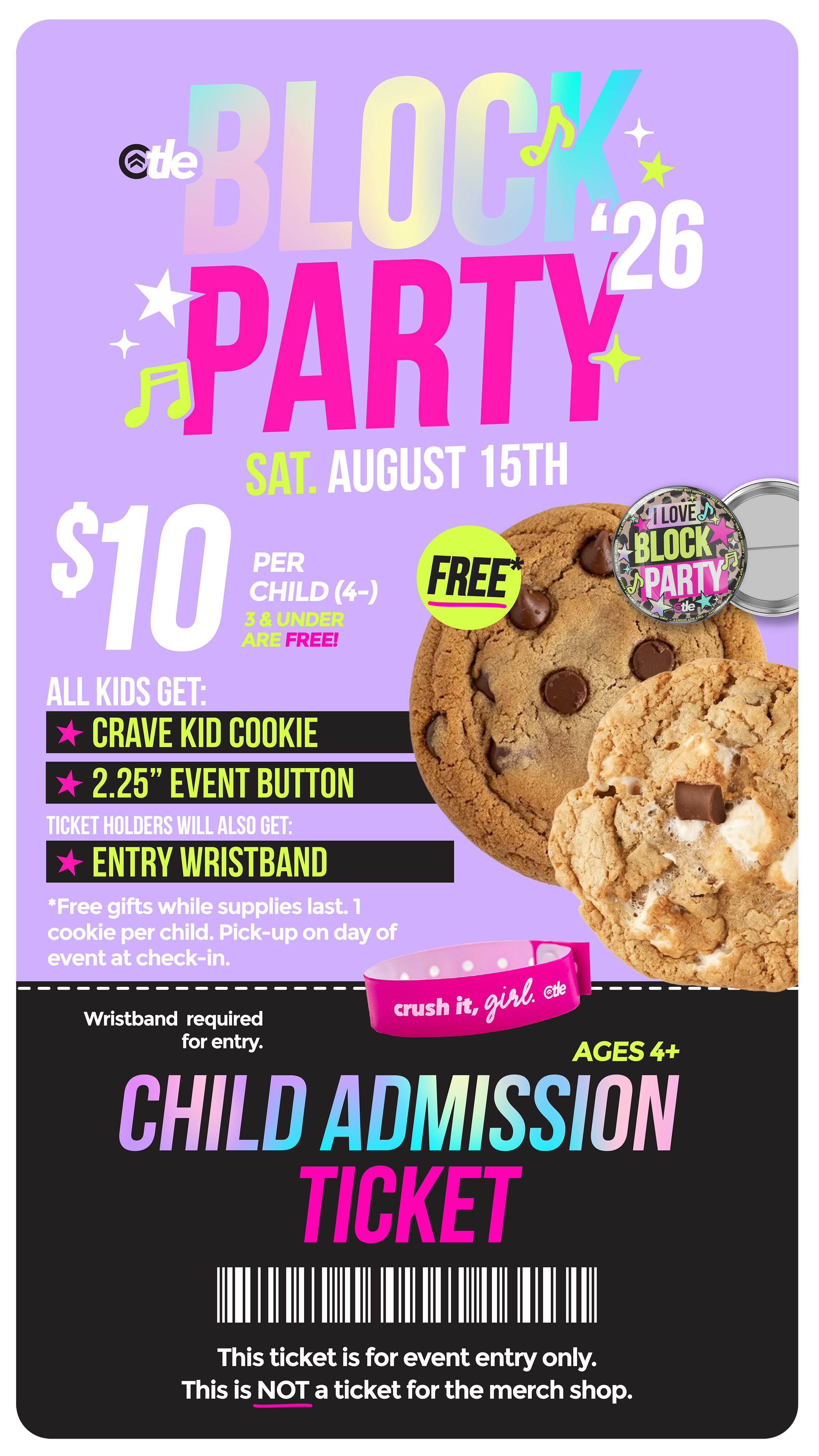 2026 BLOCK PARTY TICKET (KIDS 4-17)