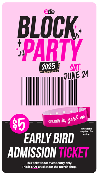 BLOCK PARTY EARLY BIRD TICKET
