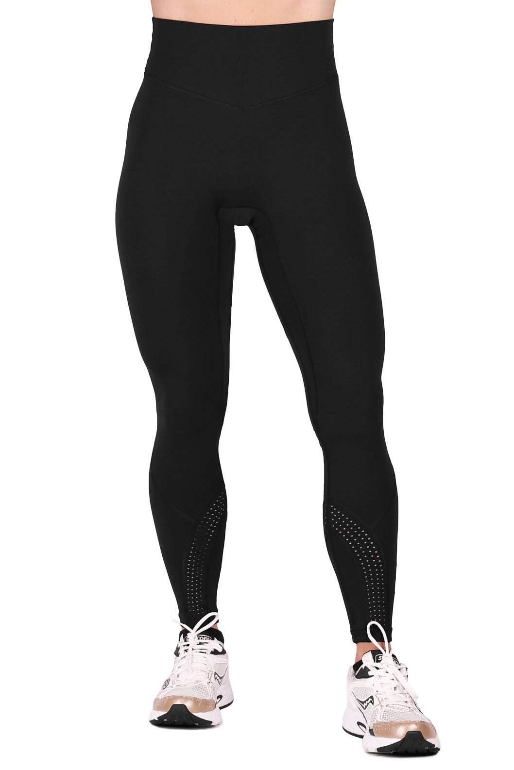 BLACK PATCHWORK LEGGING