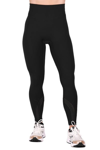 BLACK PATCHWORK LEGGING