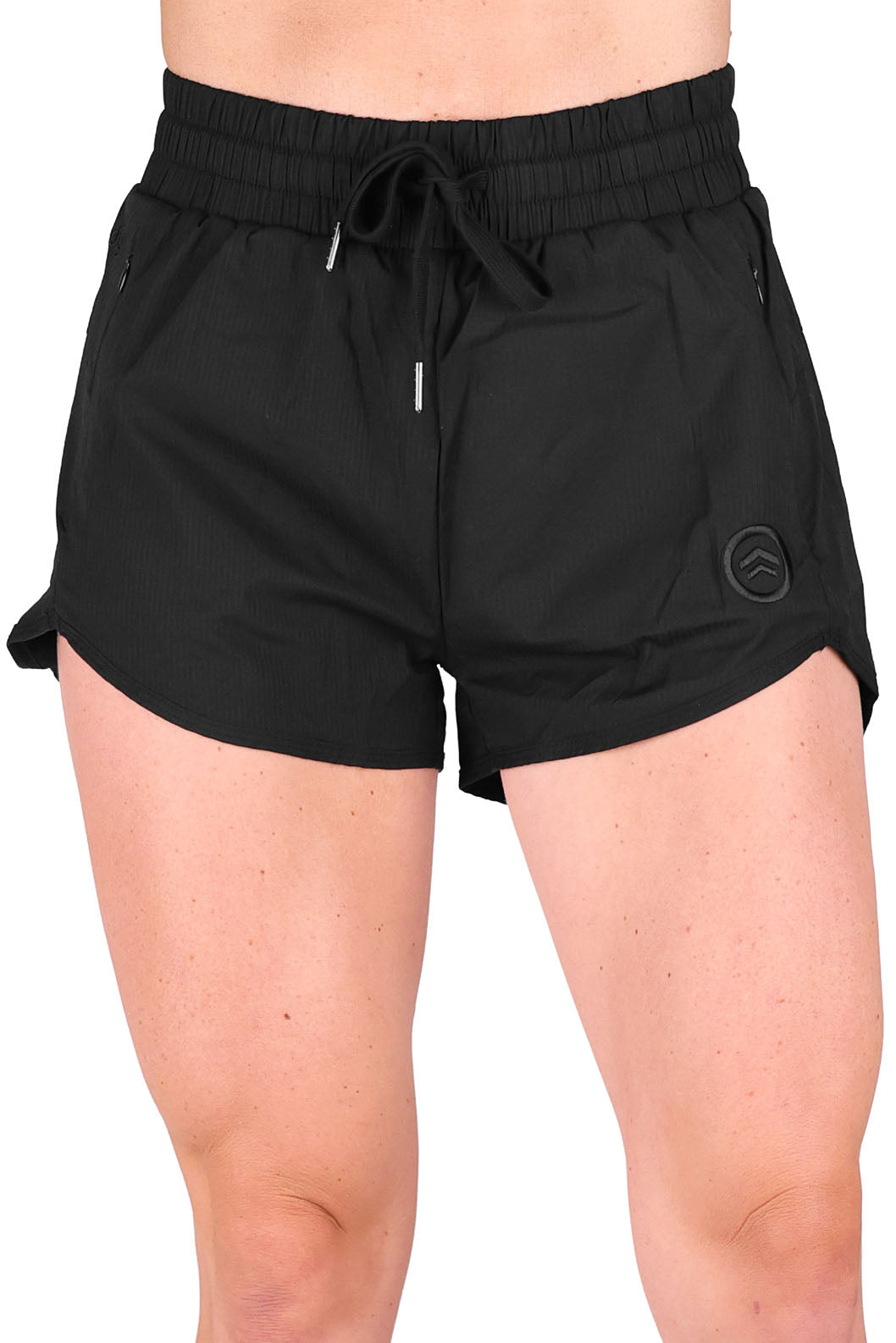 BLACK RUNNING SHORT