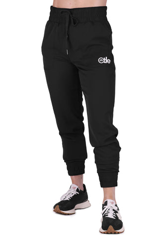 BLACK WINDBREAKER JOGGER