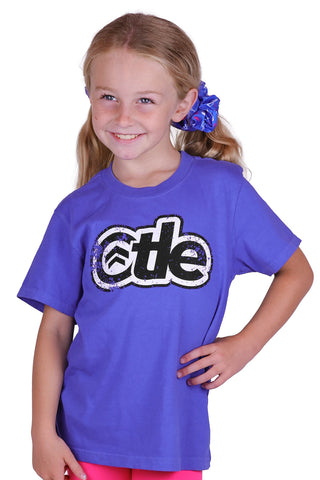 BLUE *YOUTH* LOGO TEE