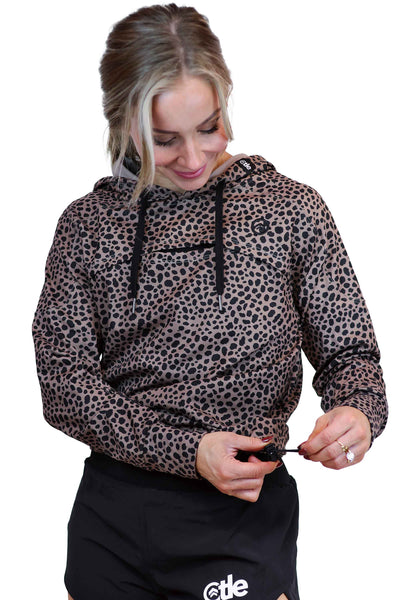 CHEETAH KEYHOLE HOODIE