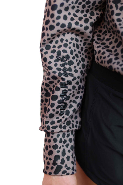 CHEETAH KEYHOLE HOODIE