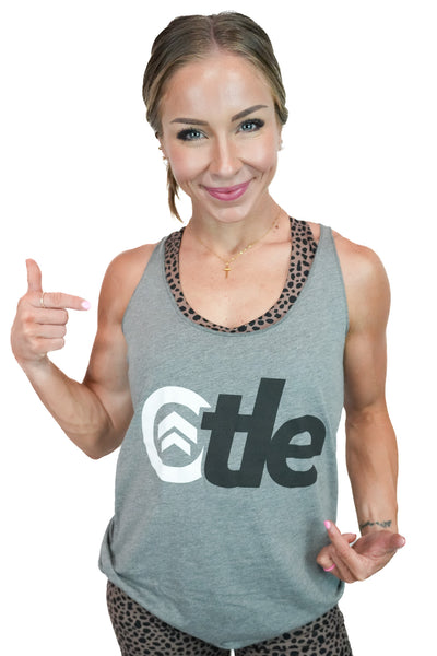 SIMPLE GREY LOGO TANK