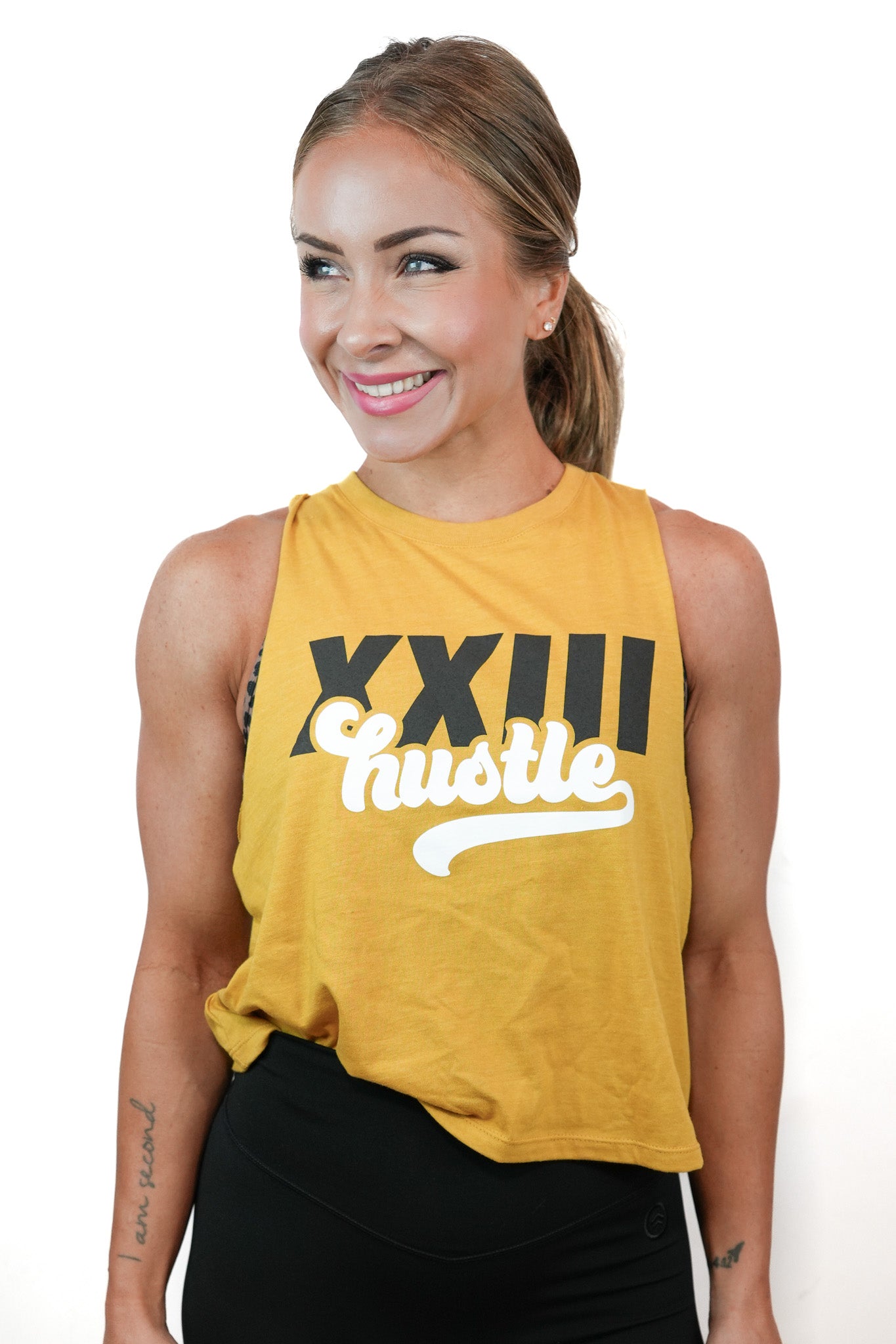 XXIII HUSTLE CROP TANK