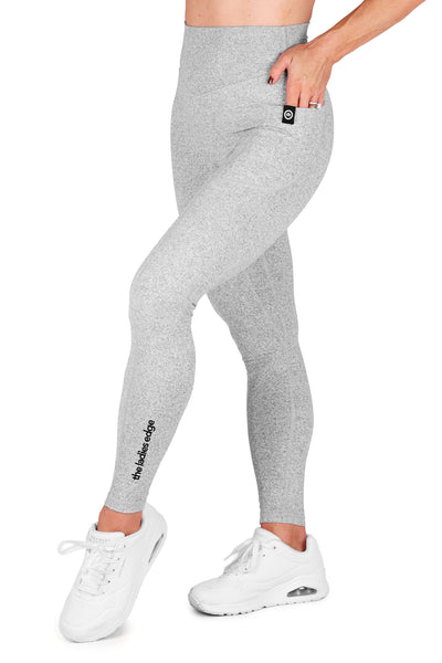 HEATHER GREY POCKET LEGGING