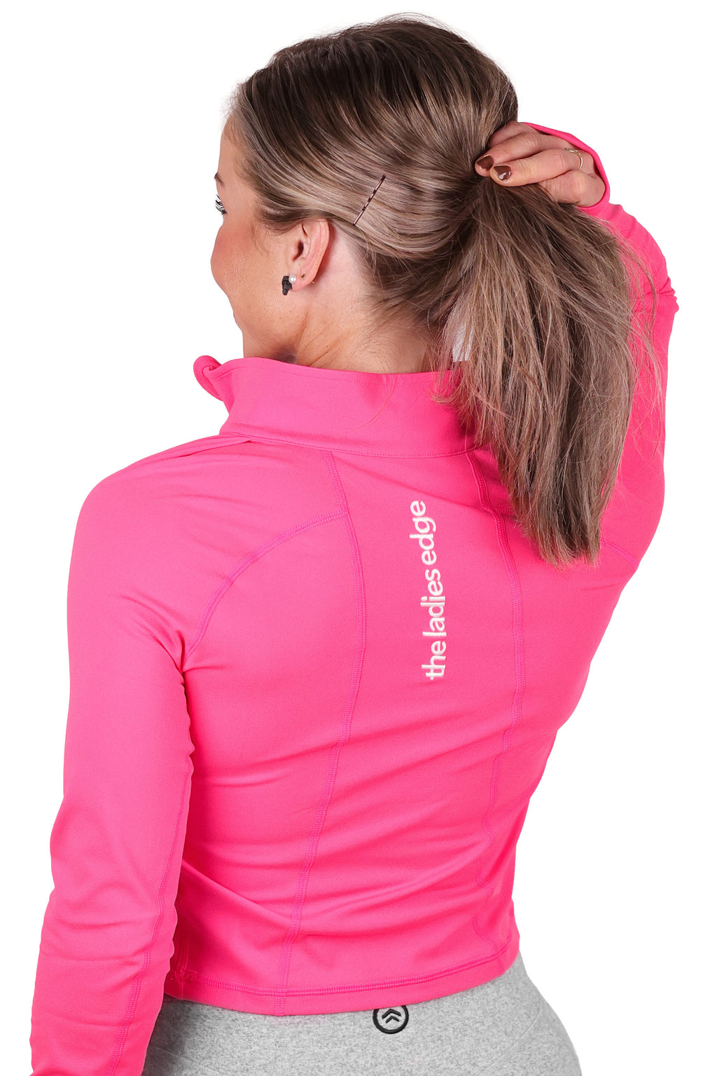 HOT PINK PERFORMANCE PULLOVER