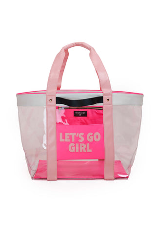 LET’S GO GIRL PVC TOTE