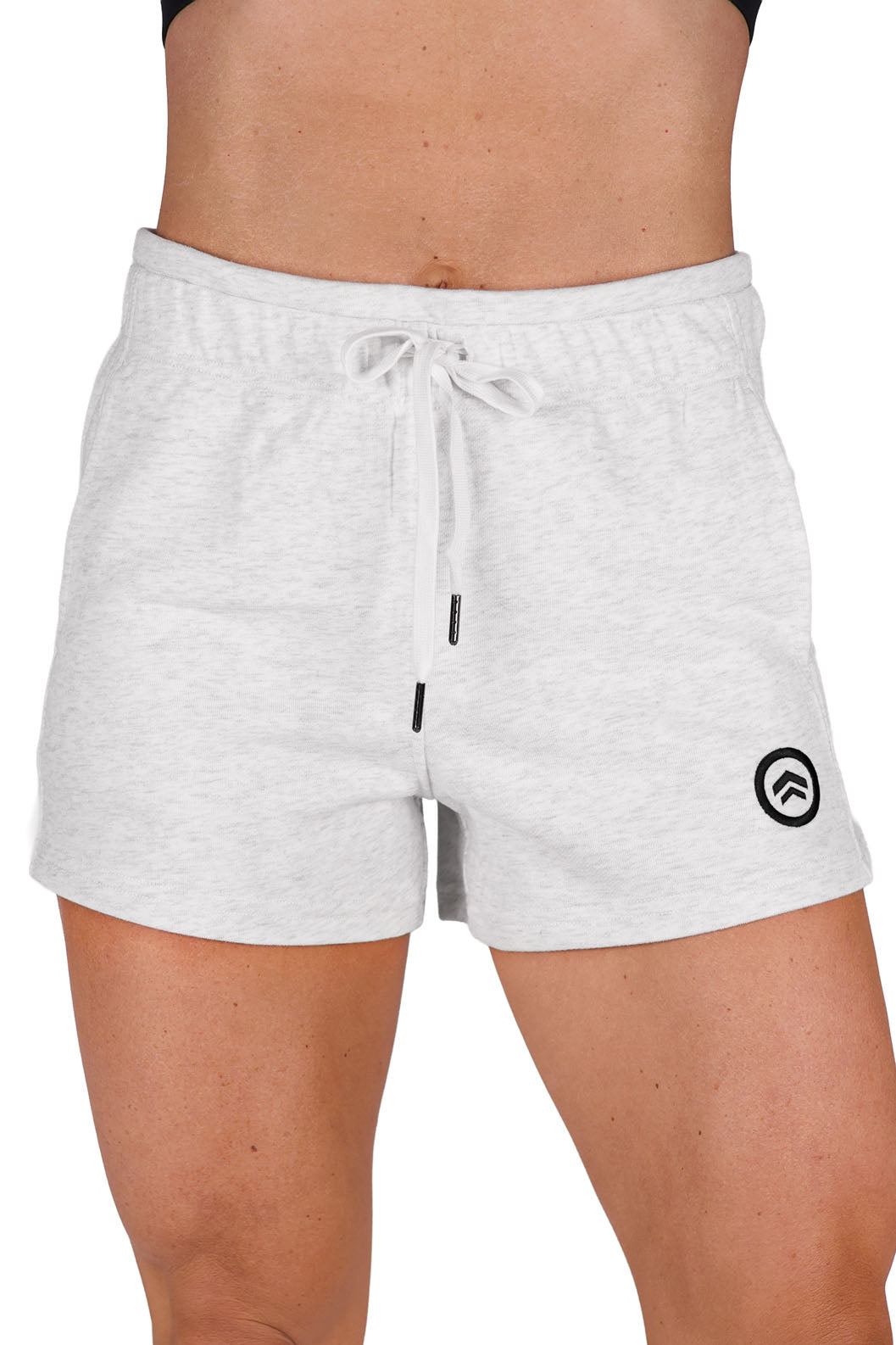 LIGHT HEATHER COTTON LOUNGE SHORT