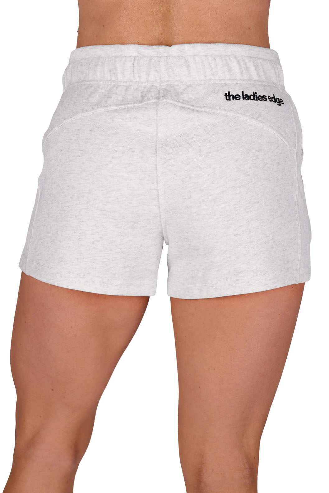 LIGHT HEATHER COTTON LOUNGE SHORT