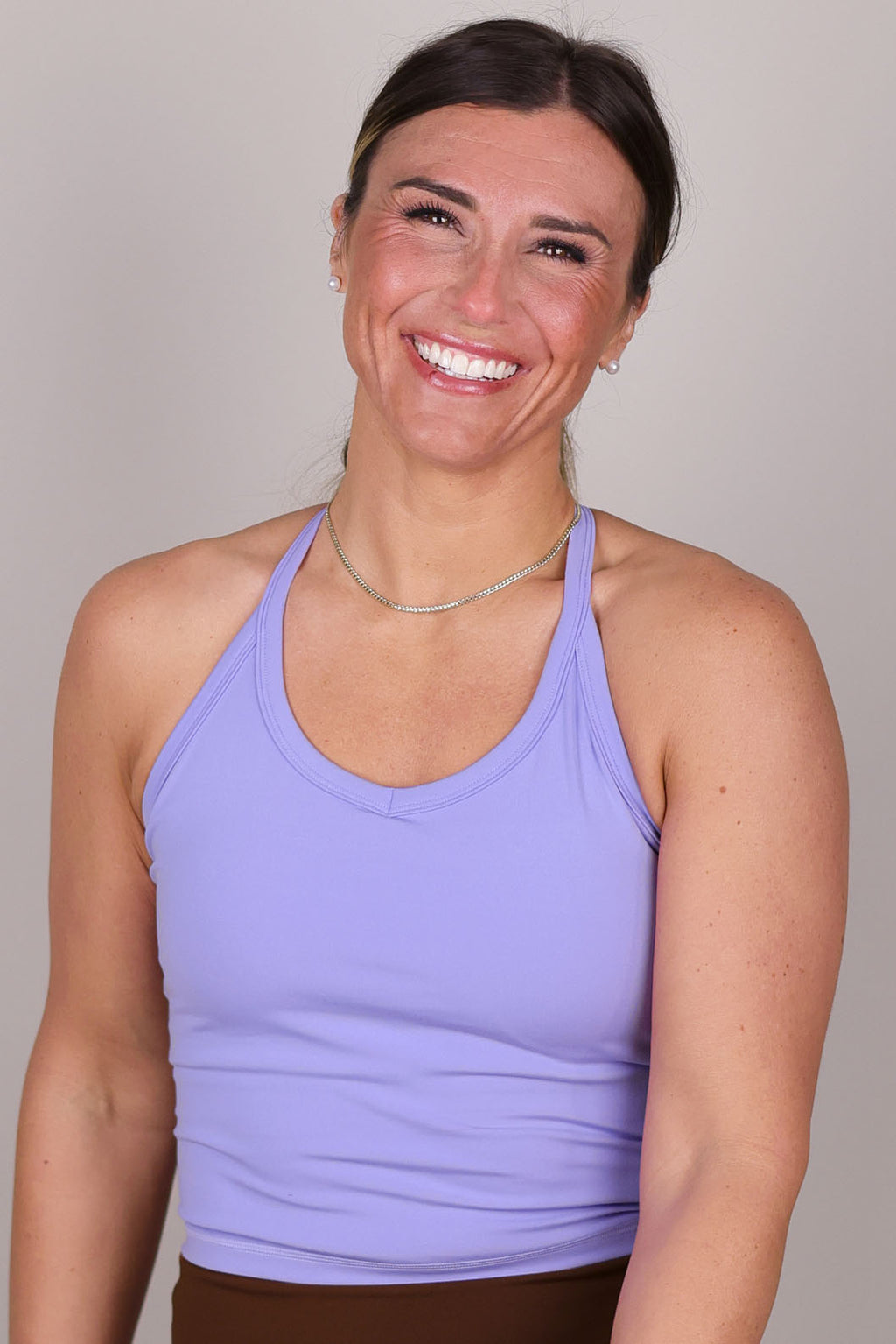 LIGHT PURPLE RACER TANK