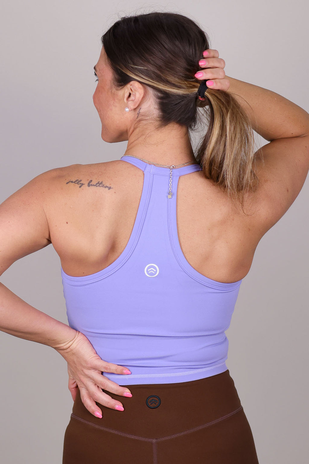 LIGHT PURPLE RACER TANK