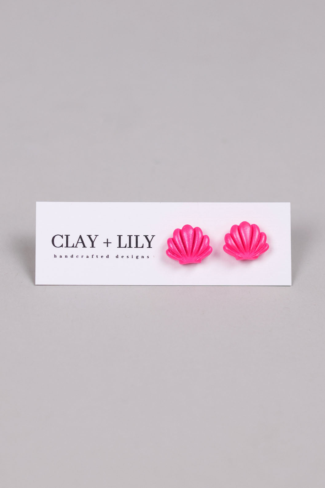 PINK SHELL EARRINGS