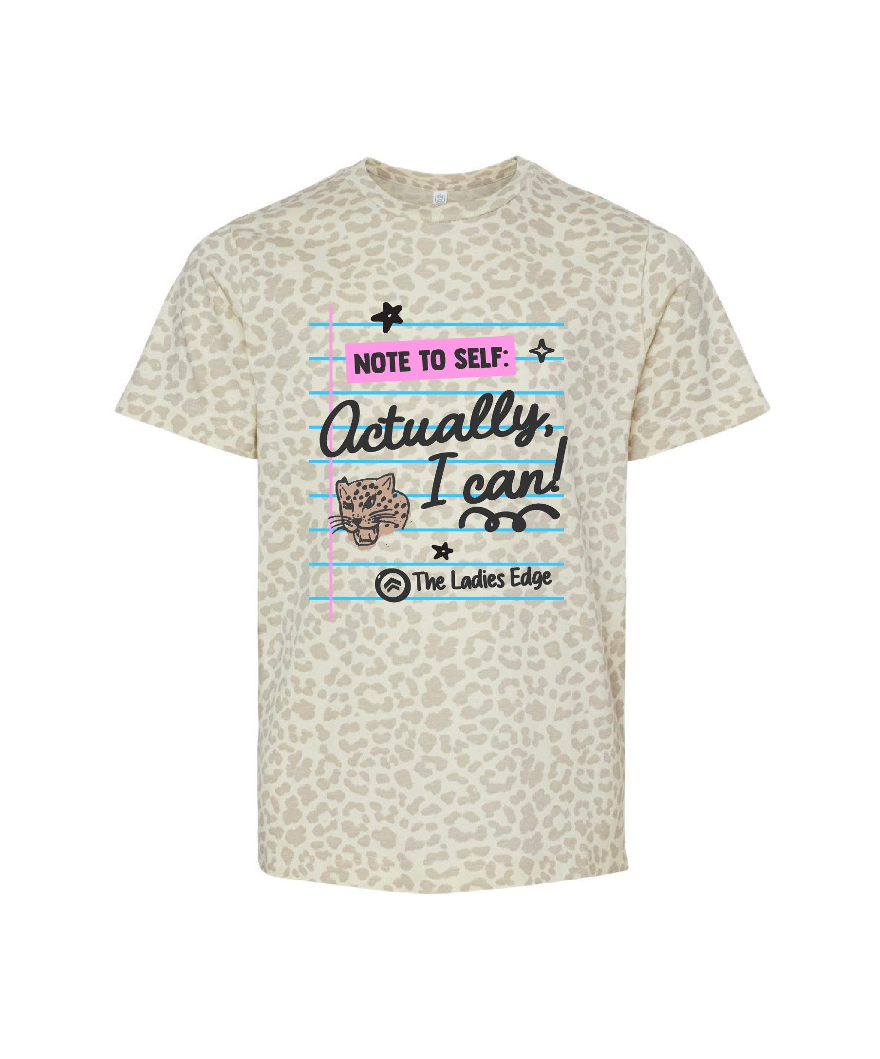 NOTE TO SELF CHEETAH *YOUTH* TEE