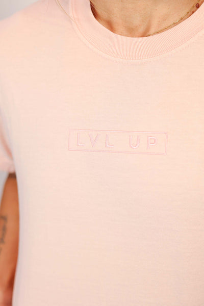 PEACH LVL UP TEE