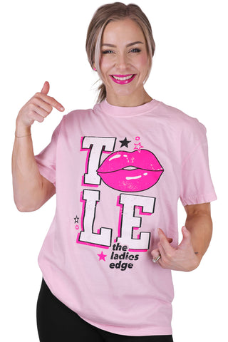 PINK LIPS VINTAGE TEE