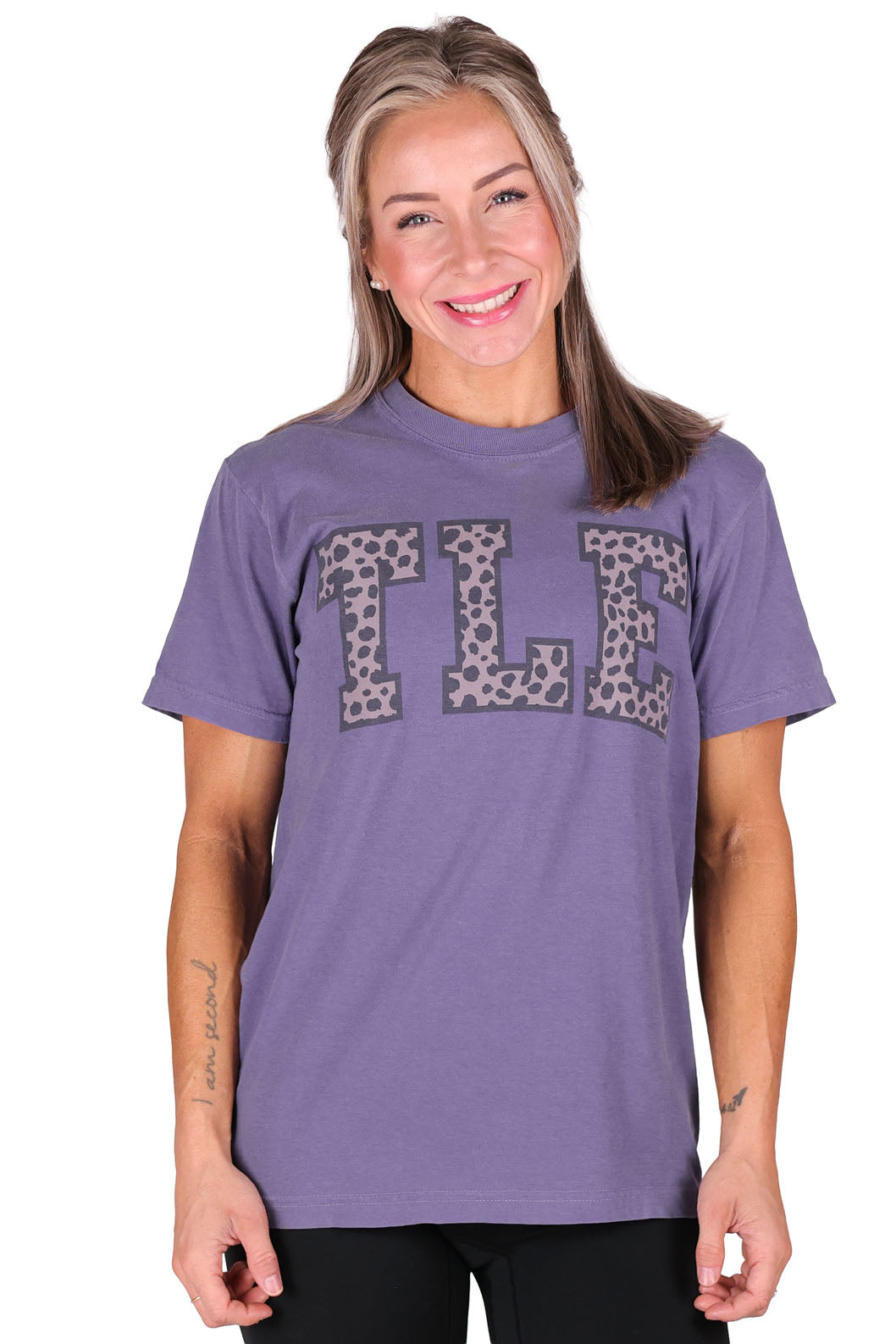 PURPLE VINTAGE CHEETAH TEE *PRE-ORDER*