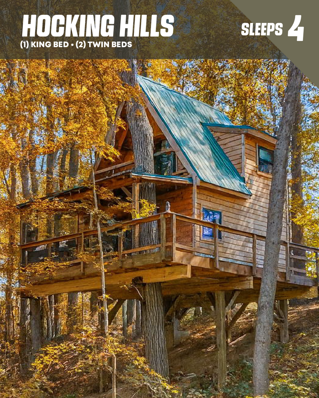 THE HOCKING HILLS TREEHOUSE (GROUP)