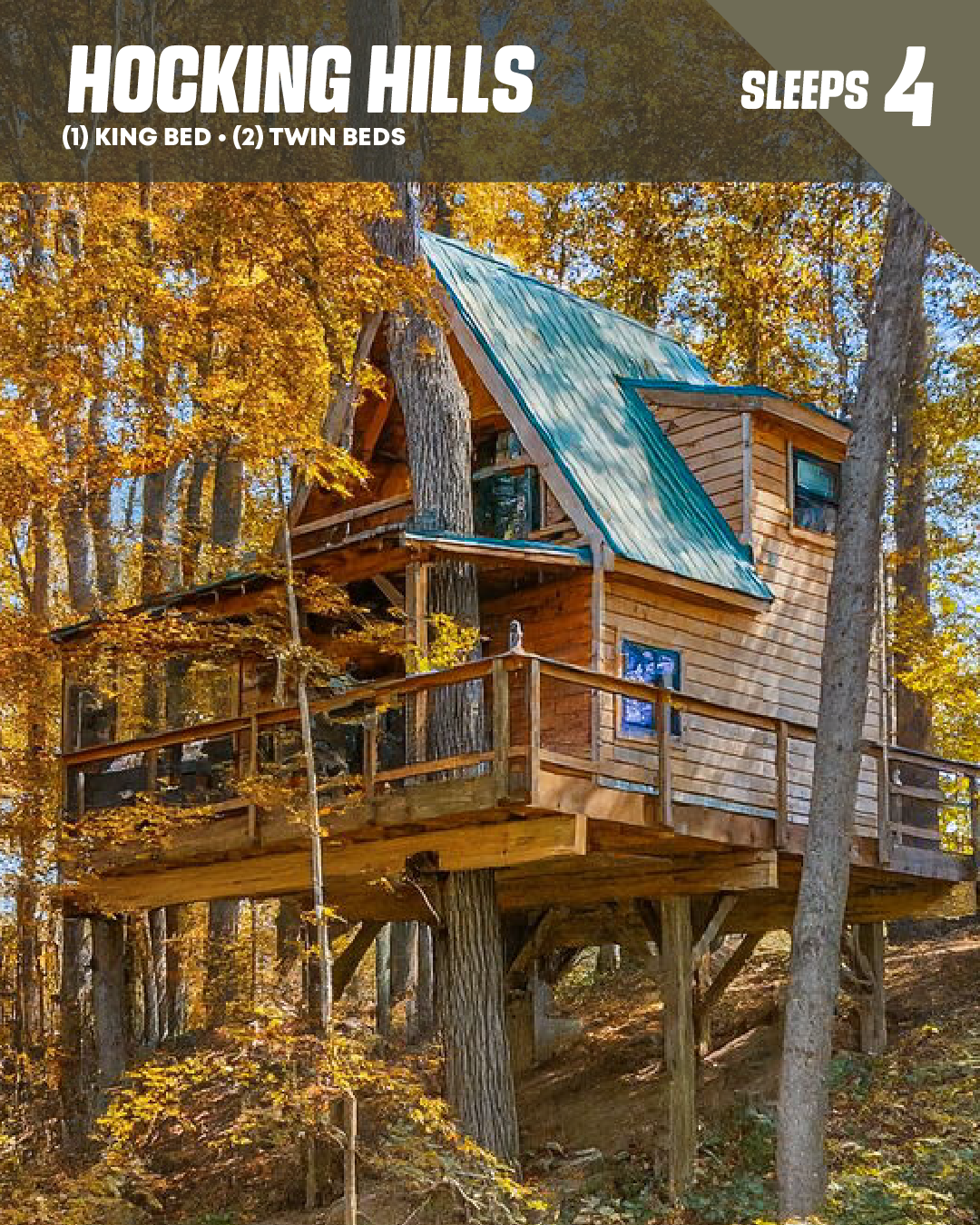 THE HOCKING HILLS TREEHOUSE (GROUP)