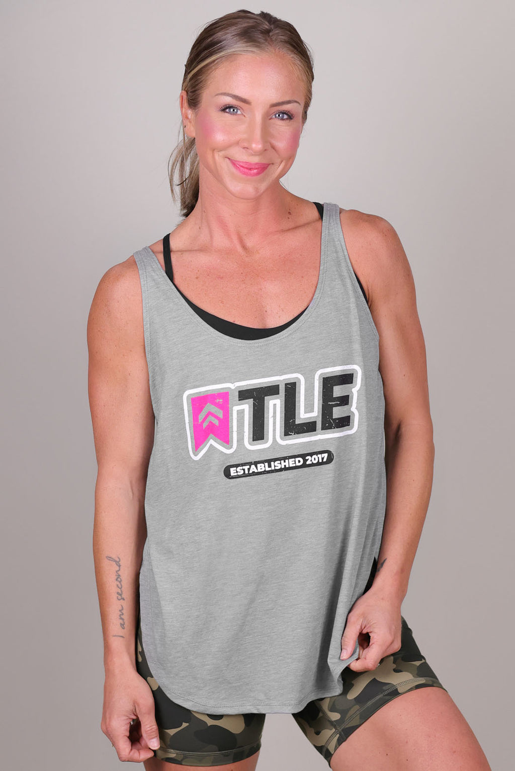 TLE RETRO LOGO TANK