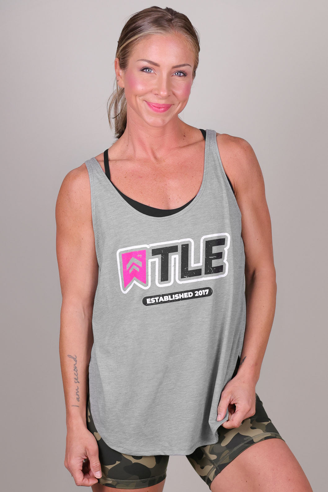TLE RETRO LOGO TANK