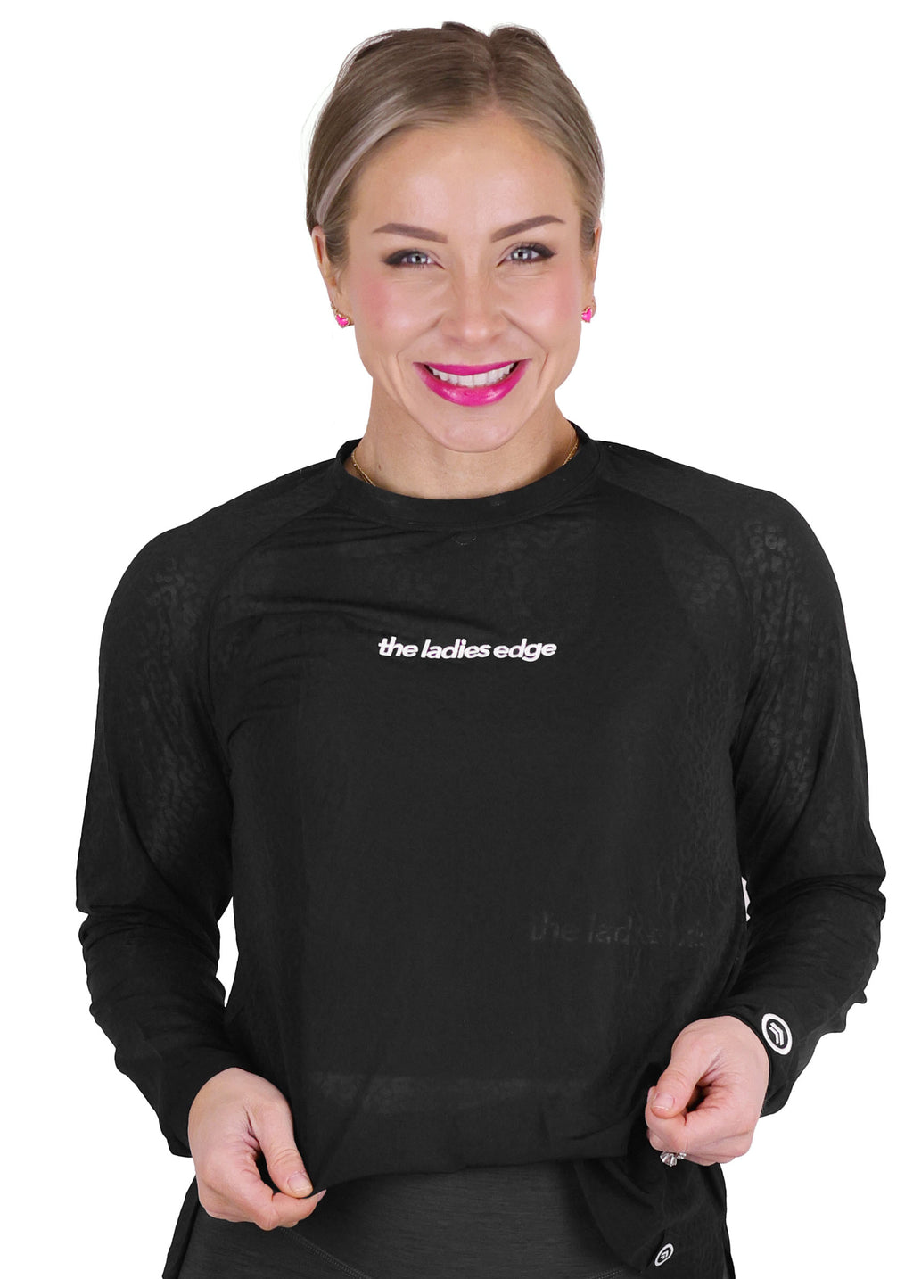 SHEER BLACK LONG SLEEVE