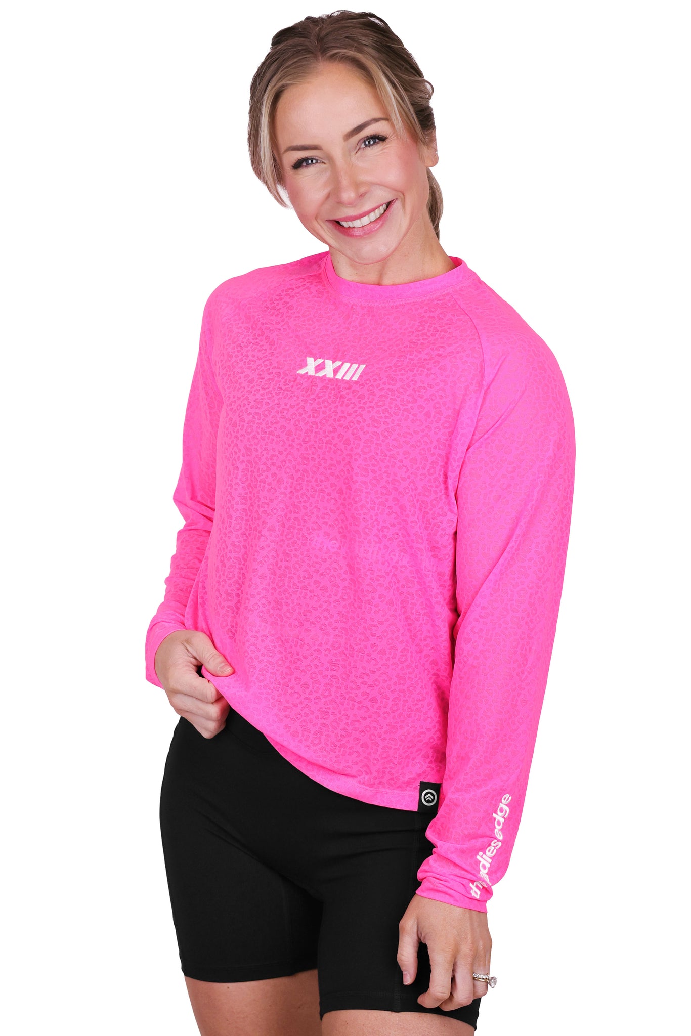 SHEER PINK CHEETAH LONG SLEEVE