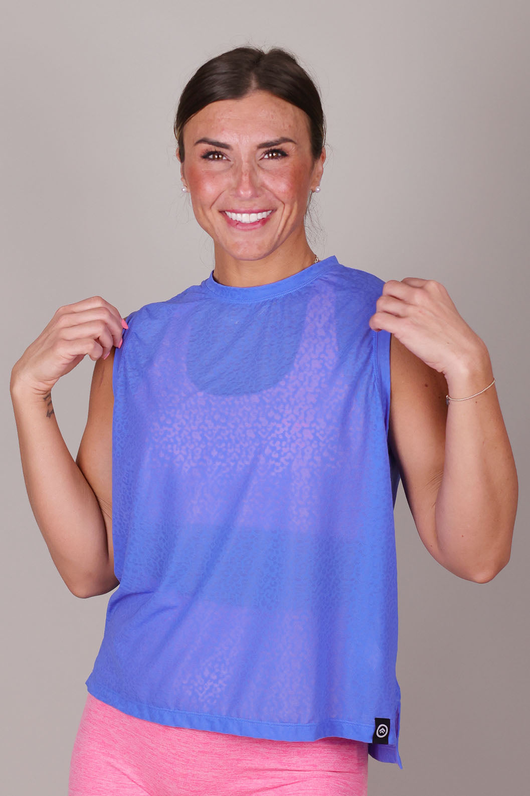 SHEER ROYAL MUSCLE TANK