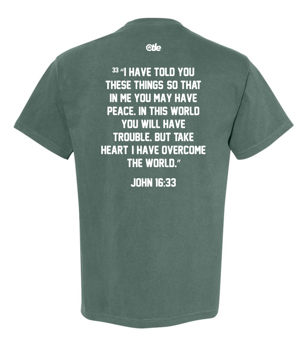 JESUS WON TEE (GREEN)