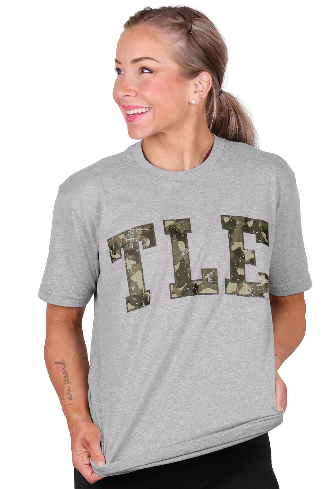 CAMO COLLEGIATE TEE