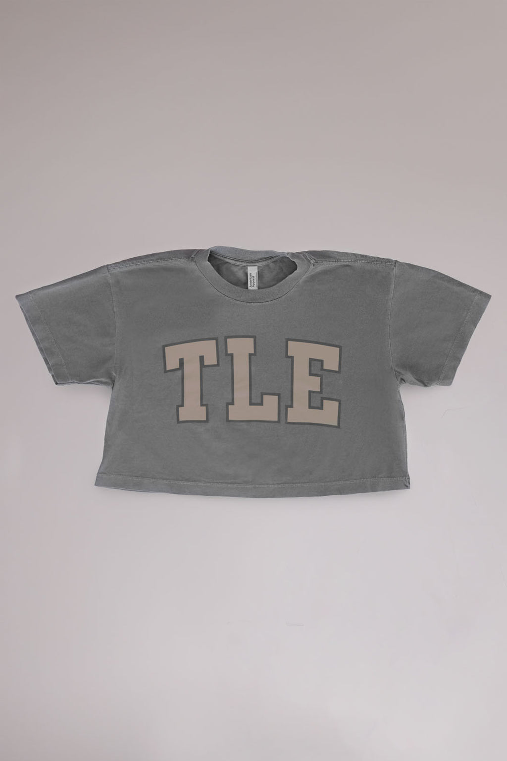 FADED TLE CROP TEE