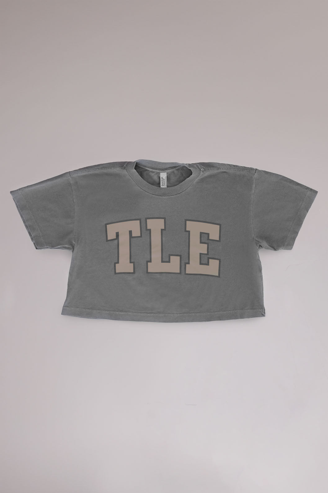 FADED TLE CROP TEE