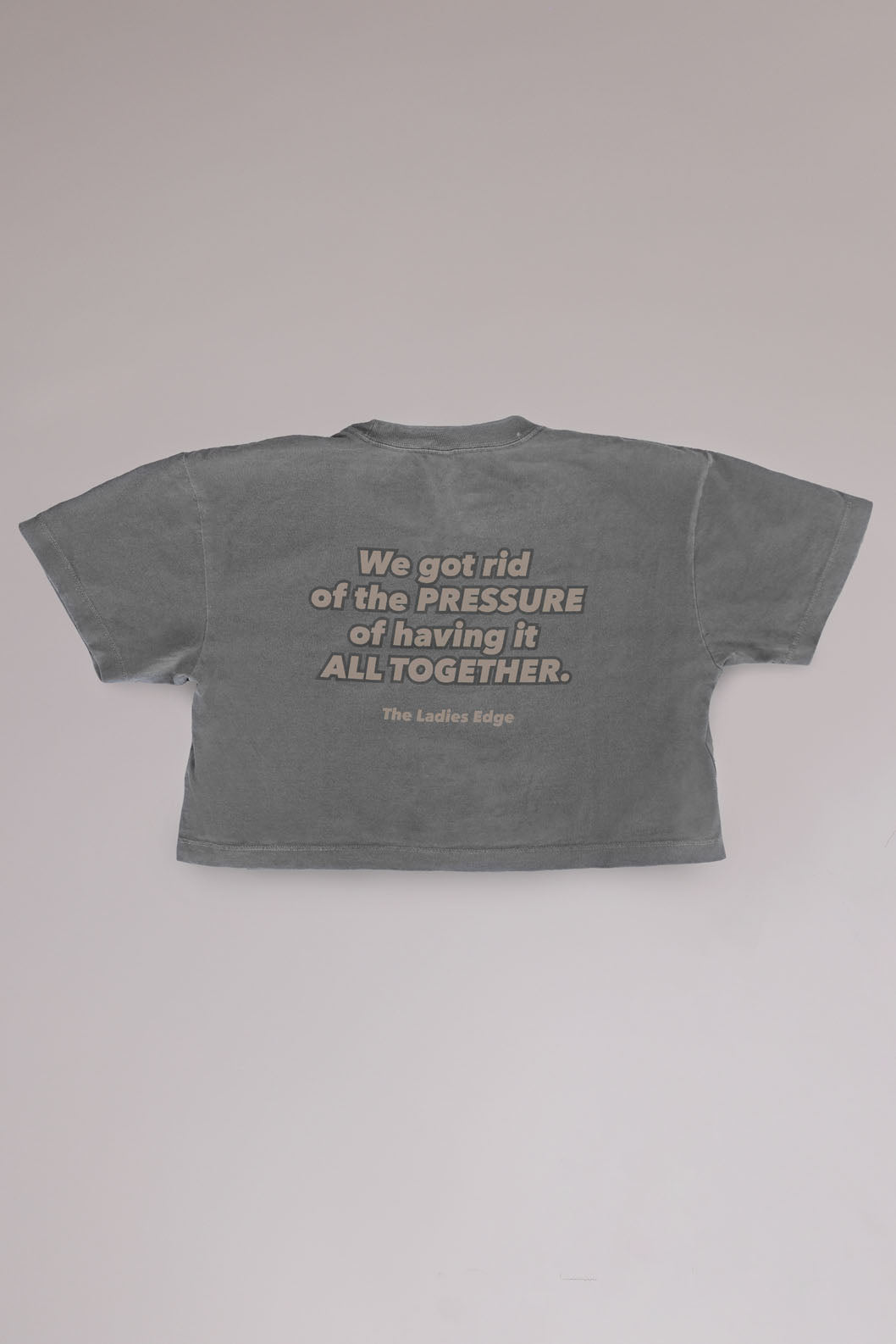 FADED TLE CROP TEE