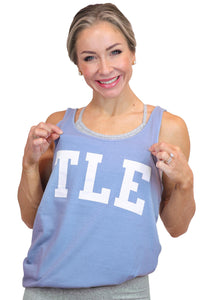 TLE FADED BLUE TANK