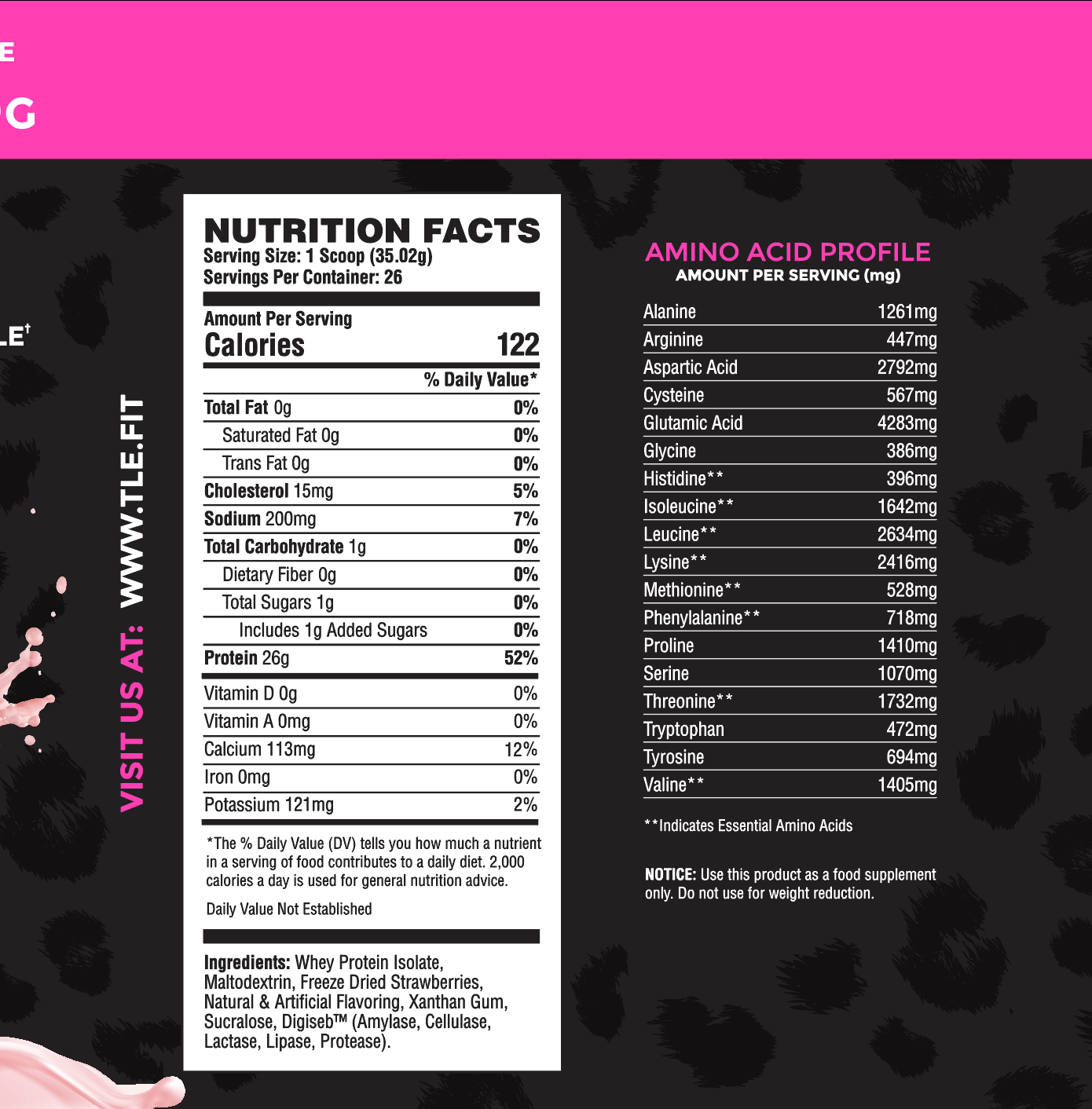 ISO PROTEIN: CREAMY STRAWBERRY